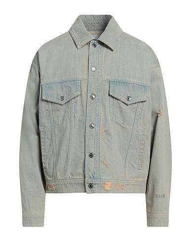 MSGM Denim jacket Blue 100% Cotton