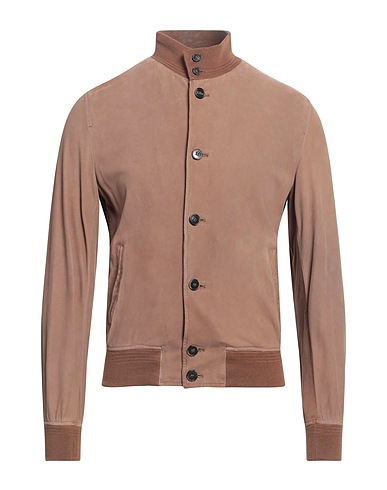 STEWART Jacket Light brown Leather