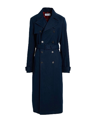 BALENCIAGA Double breasted pea coat Navy 100% Cotton