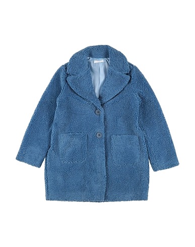 L:Ú L:Ú by MISS GRANT Teddy Coat Pastel blue 100% Polyester