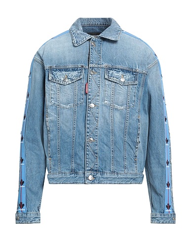 DSQUARED2 Giubbotto jeans Blu 100% Cotone