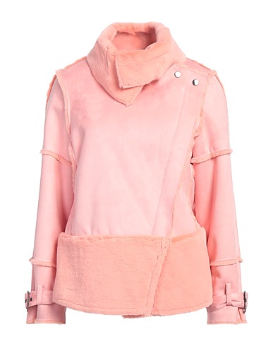FRACOMINA Teddy Coat Pink 100% Polyester