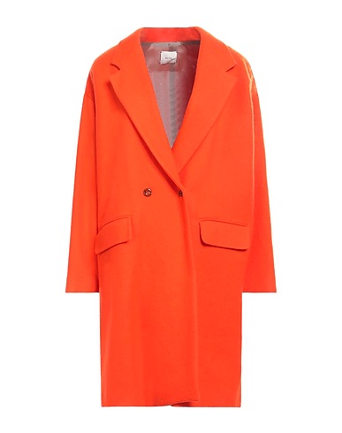 ALYSI Coat Orange 50% Wool, 50% Viscose