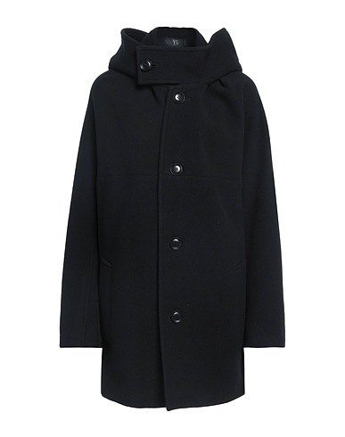 Y'S YOHJI YAMAMOTO Coat Black 90% Wool, 10% Nylon