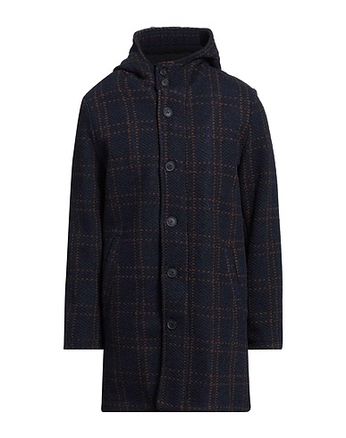 MENTORE Coat Navy 64% Polyester, 36% Wool