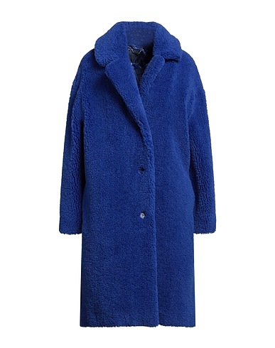 GUESS Teddy Coat Blue 100% Polyester
