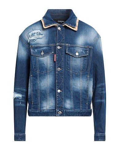 DSQUARED2 デニムブルゾン ブルー コットン 99% / ポリウレタン 1%