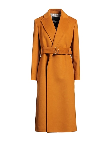 PATRIZIA PEPE Coat CUOIO 80% Wool, 20% Polyamide