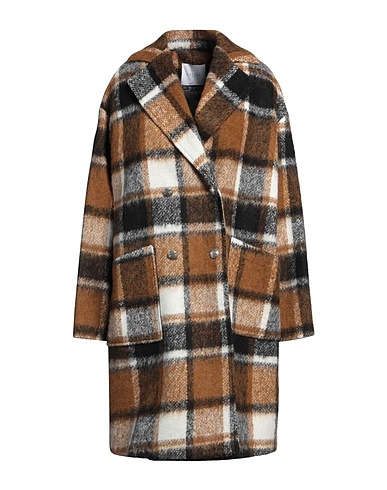 GAëLLE Paris Coat Khaki 44% Acrylic, 28% Polyester, 20% Wool, 4% Polyamide, 4% Other Fibres