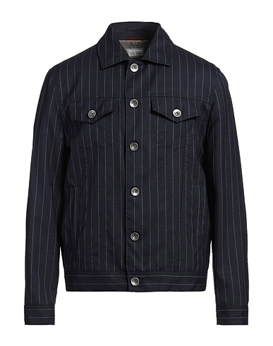BRUNELLO CUCINELLI Jacket Midnight blue 100% Virgin Wool