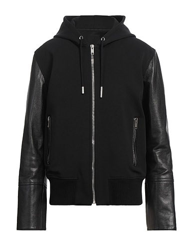 GIVENCHY Jacket Black 85% Viscose, 10% Polyamide, 5% Elastane, Calfskin