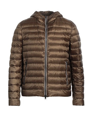 HERNO Shell jacket Military green 100% Polyamide