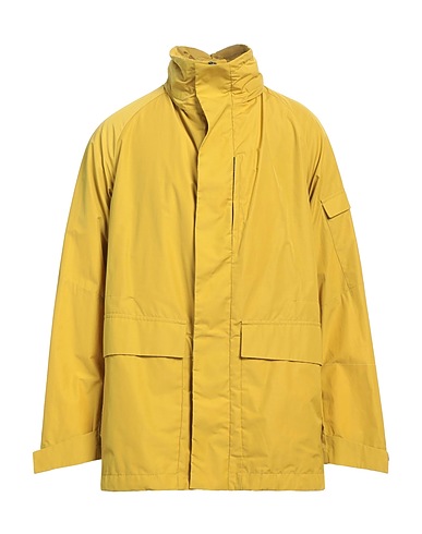 HEVÒ Full-length jacket Lime green 60% Polyester, 40% Cotton