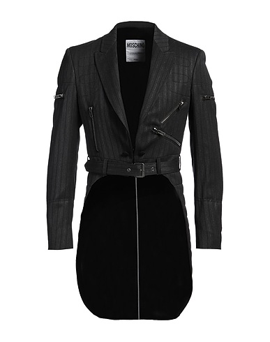 MOSCHINO Double breasted pea coat Charcoal 100% Viscose