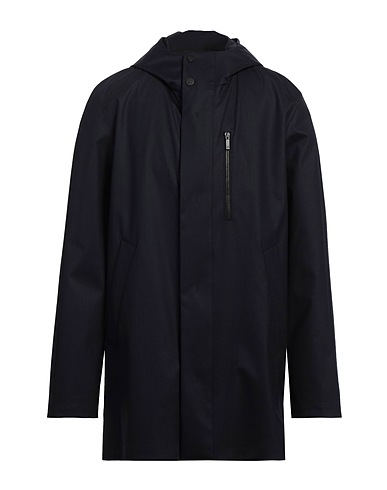 GIORGIO ARMANI Coat Midnight blue 98% Virgin Wool, 2% Elastane