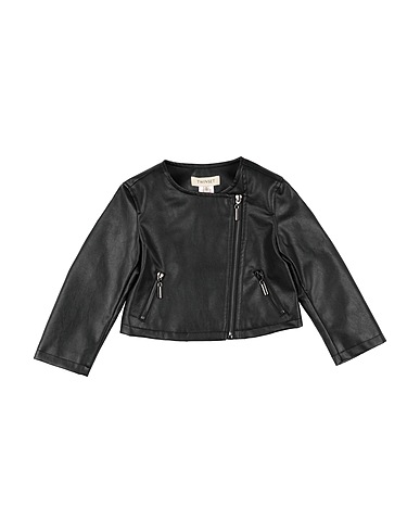 TWINSET Jacket Black 93% Polyester, 7% Cotton