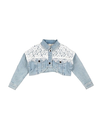 TWINSET Blouson en jean Bleu 72% Coton, 23% Polyester, 3% Viscose, 2% Élasthanne