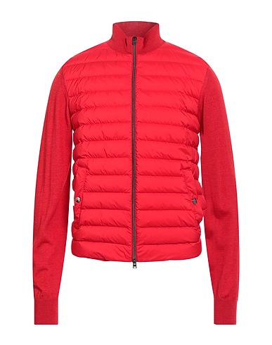 HERNO Shell jacket Red 70% Virgin Wool, 30% Silk, Polyamide