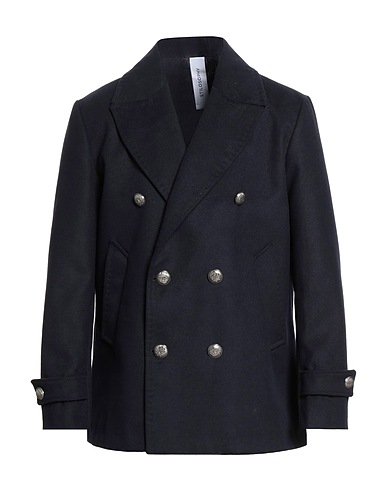 STILOSOPHY Coat Midnight blue 83% Polyester, 15% Viscose, 2% Elastane
