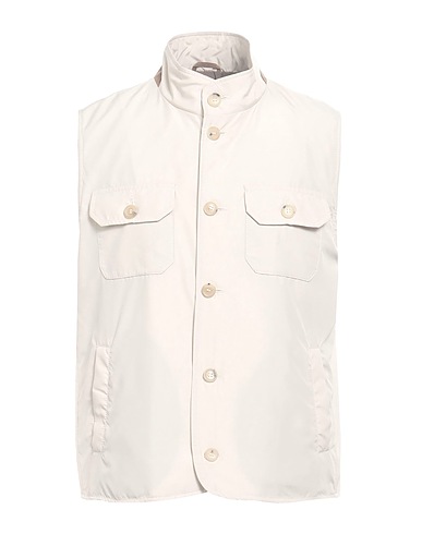 LUIGI BORRELLI NAPOLI Gilet Off white 100% Polyester