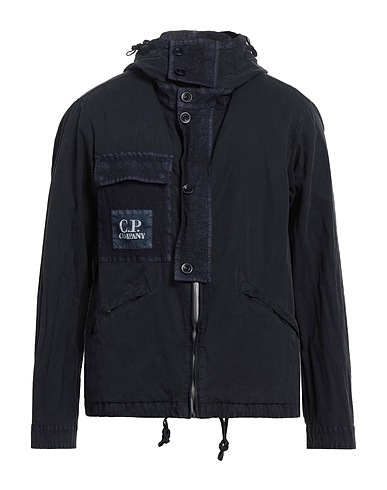 C.P. COMPANY Giubbotto Blu notte 71% Cotone, 29% Poliammide, Resina poliuretanica, Corozo (Avorio Vegetale)