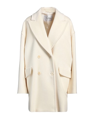 MAX MARA コート アイボリー バージンウール 90% / カシミヤ 10%