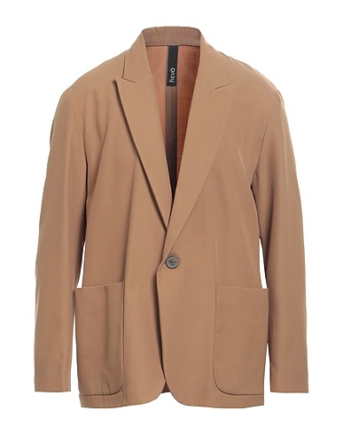 HEVÒ Blazer Cammello 55% Poliestere, 45% Lana Vergine