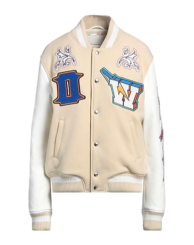 OFF-WHITE™ Jacket Beige 75% Virgin Wool, 25% Polyamide, Lambskin, Elastane