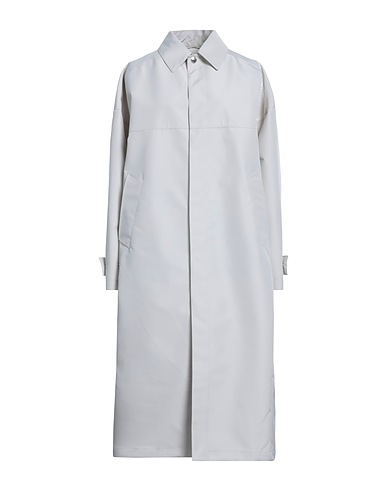 KHRISJOY Full-length jacket Light grey 100% Polyester
