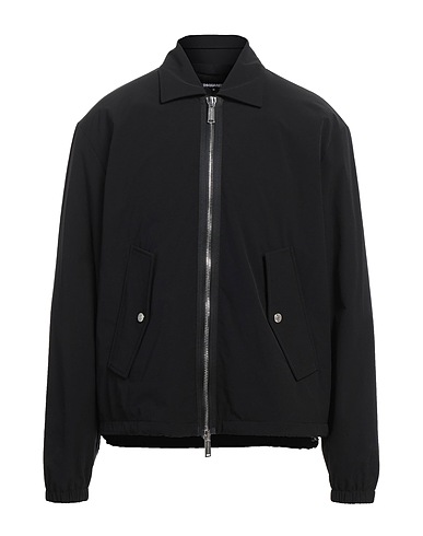 DSQUARED2 Jacket Black 88% Polyamide, 12% Elastane