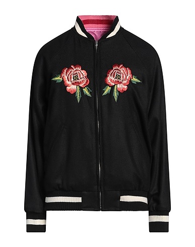 KENZO Blouson Noir 100% Laine