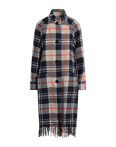 KENZO Coat Midnight blue 100% Wool