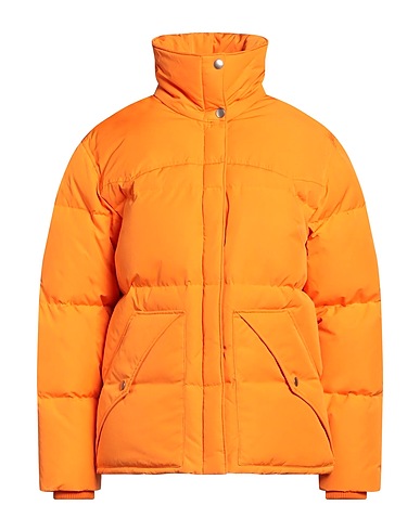KENZO Shell jacket Orange 55% Polyester, 30% Cotton, 15% Nylon, Wool, Elastane