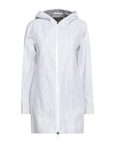 HERNO Full-length jacket LAMINAR White 100% Linen, Polyester