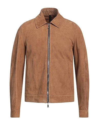 TAGLIATORE Jacket Camel 100% Lambskin