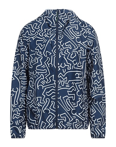 HERSCHEL SUPPLY CO. Jacket FOR KEITH HARING Navy blue 100% Polyester