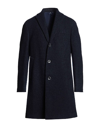 NUTI & CO Coat Midnight blue 75% Virgin Wool, 25% Cotton