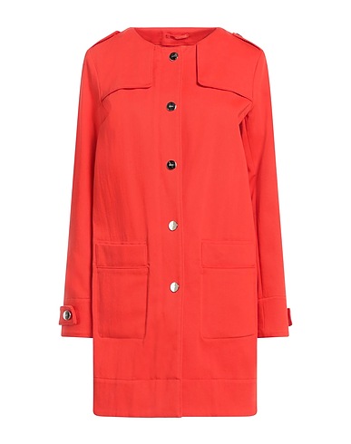 HERNO Full-length jacket Red 98% Cotton, 2% Elastane