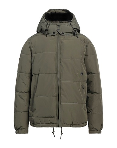 VOLCOM Piumino Verde militare 100% Poliestere