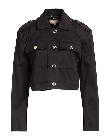 MICHAEL MICHAEL KORS Jacket Black 98% Organic cotton, 2% Elastane