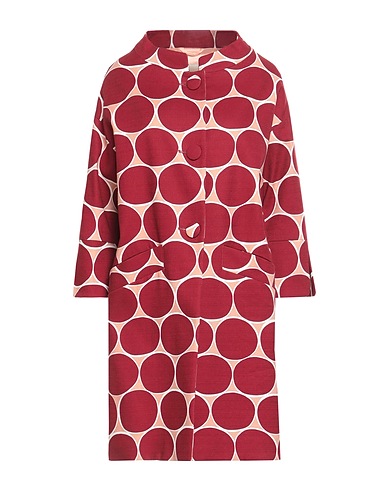HERNO Full-length jacket Burgundy 98% Cotton, 2% Elastane