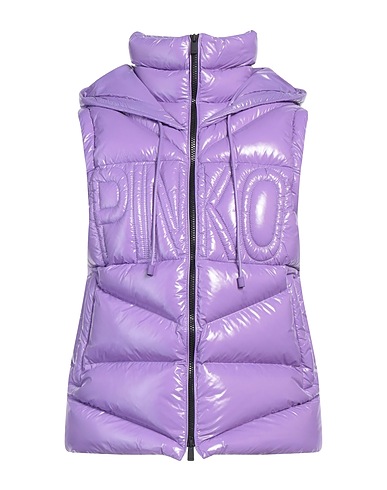 PINKO Gilet Mauve 100% Polyamide, Polyurethane coated