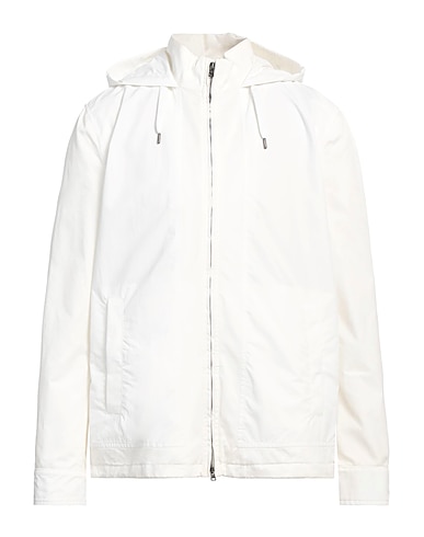 HERNO Jacket White 100% Cotton, Polyester