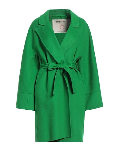 SHIRTAPORTER Cappotto Verde 50% Lana, 50% Poliestere
