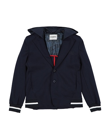 ICEBERG Jacket Midnight blue 53% Viscose, 42% Polyamide, 5% Elastane