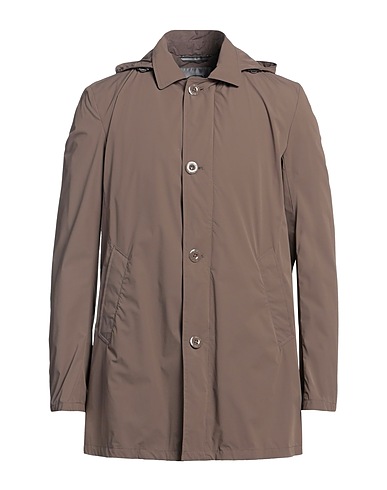 GIMO'S Full-length jacket Grey 78% Polyamide, 22% Elastane