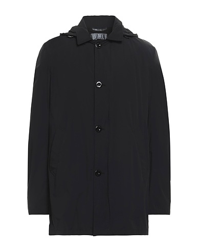 GIMO'S Full-length jacket Black 78% Polyamide, 22% Elastane