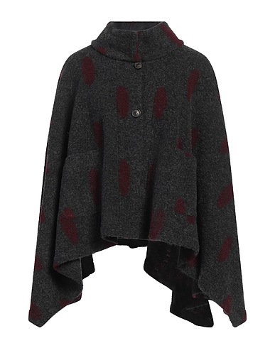 NEIRAMI Coat Charcoal 55% Wool, 38% Polyester, 7% Acrylic