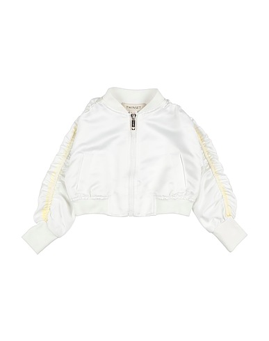 TWINSET Giubbotto Bianco 100% Poliestere