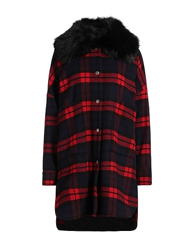 SHIRTAPORTER Coat Red 70% Virgin Wool, 25% Acrylic, 5% Other Fibres